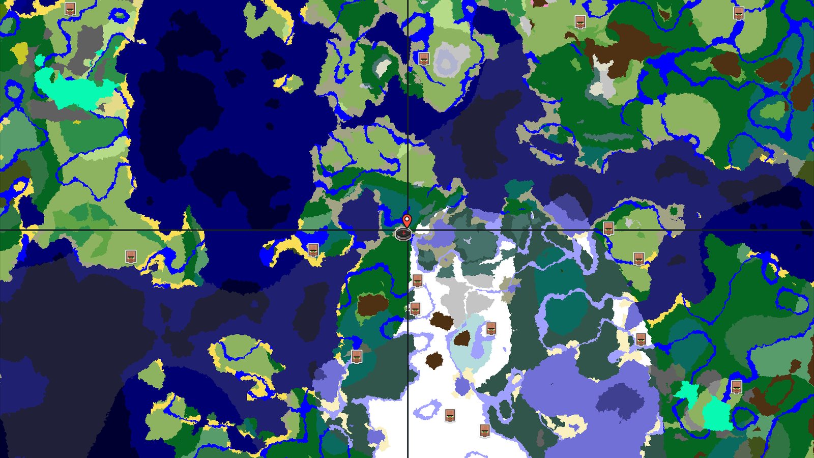 Spawn in a Forest with a nearby Igloo and Trial Chambers — Minecraft seed preview