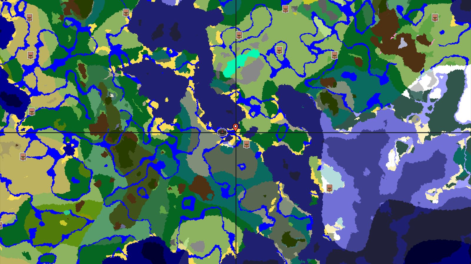 Coastal Taiga Start with Close Buried Treasure — Minecraft seed preview