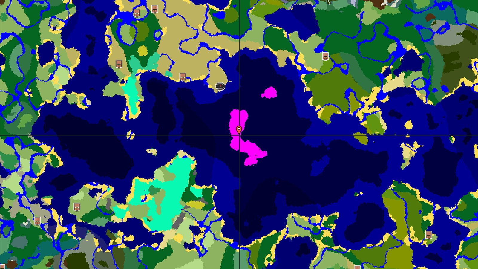 Mushroom Fields Island Near Savanna Spawn — Minecraft seed preview