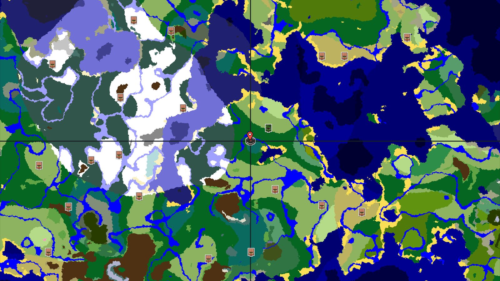 Taiga Spawn with an Abandoned Village Nearby — Minecraft seed preview
