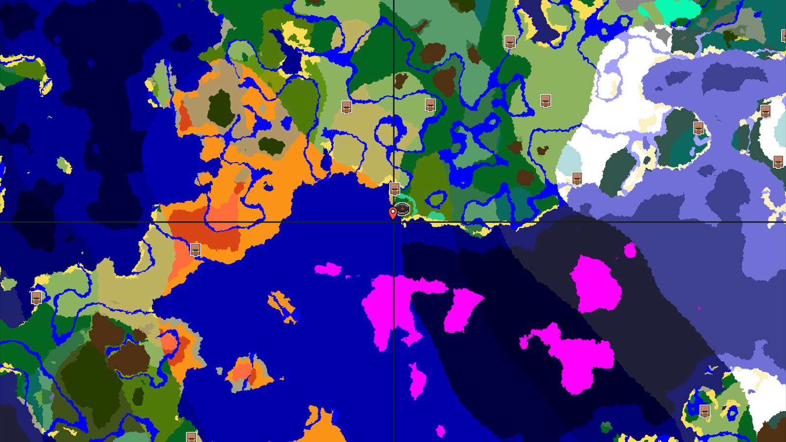 Spawn in a Forest with a Nearby Mangrove Swamp — Minecraft seed preview