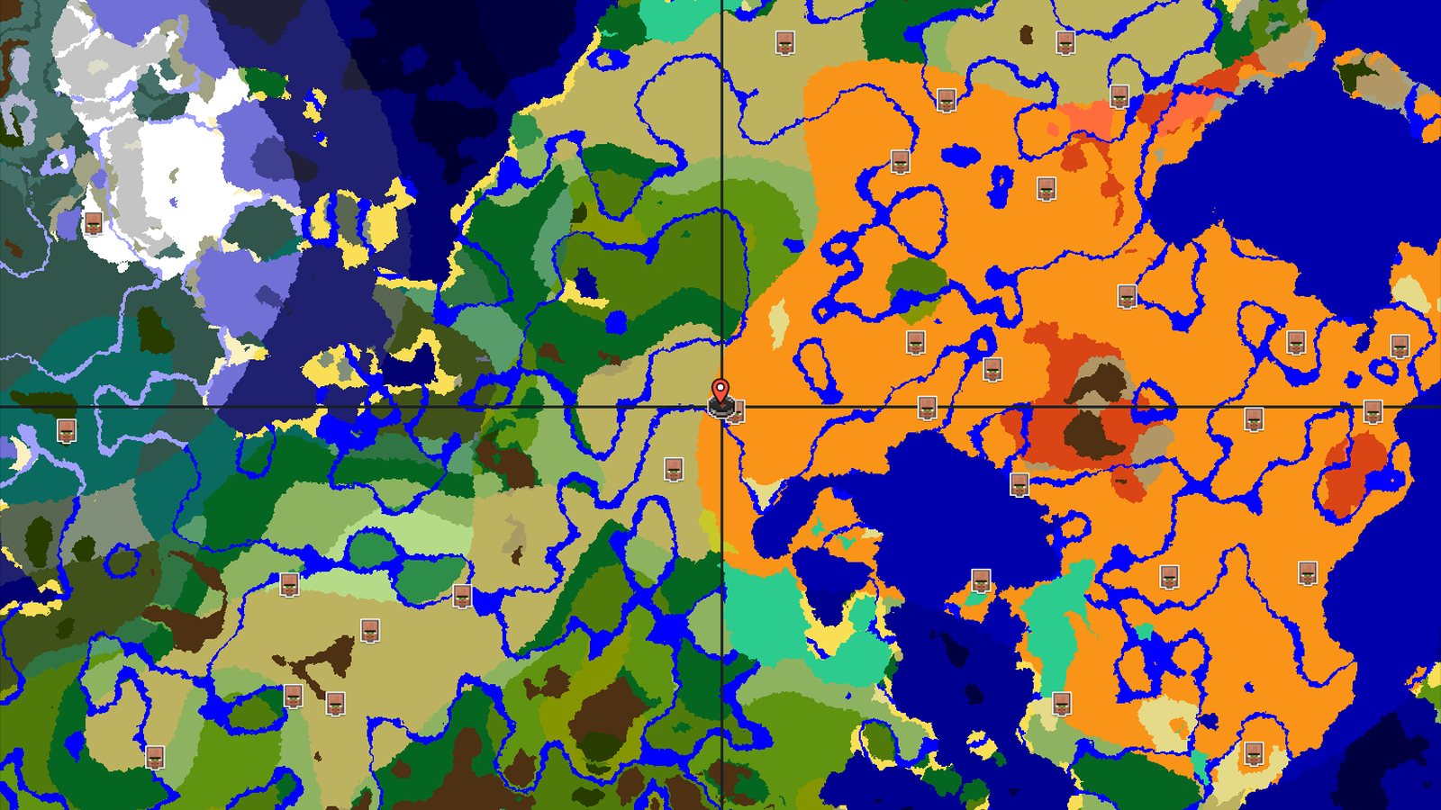 A Desert Start with a Nearby Jungle and Warm Ocean — Minecraft seed preview