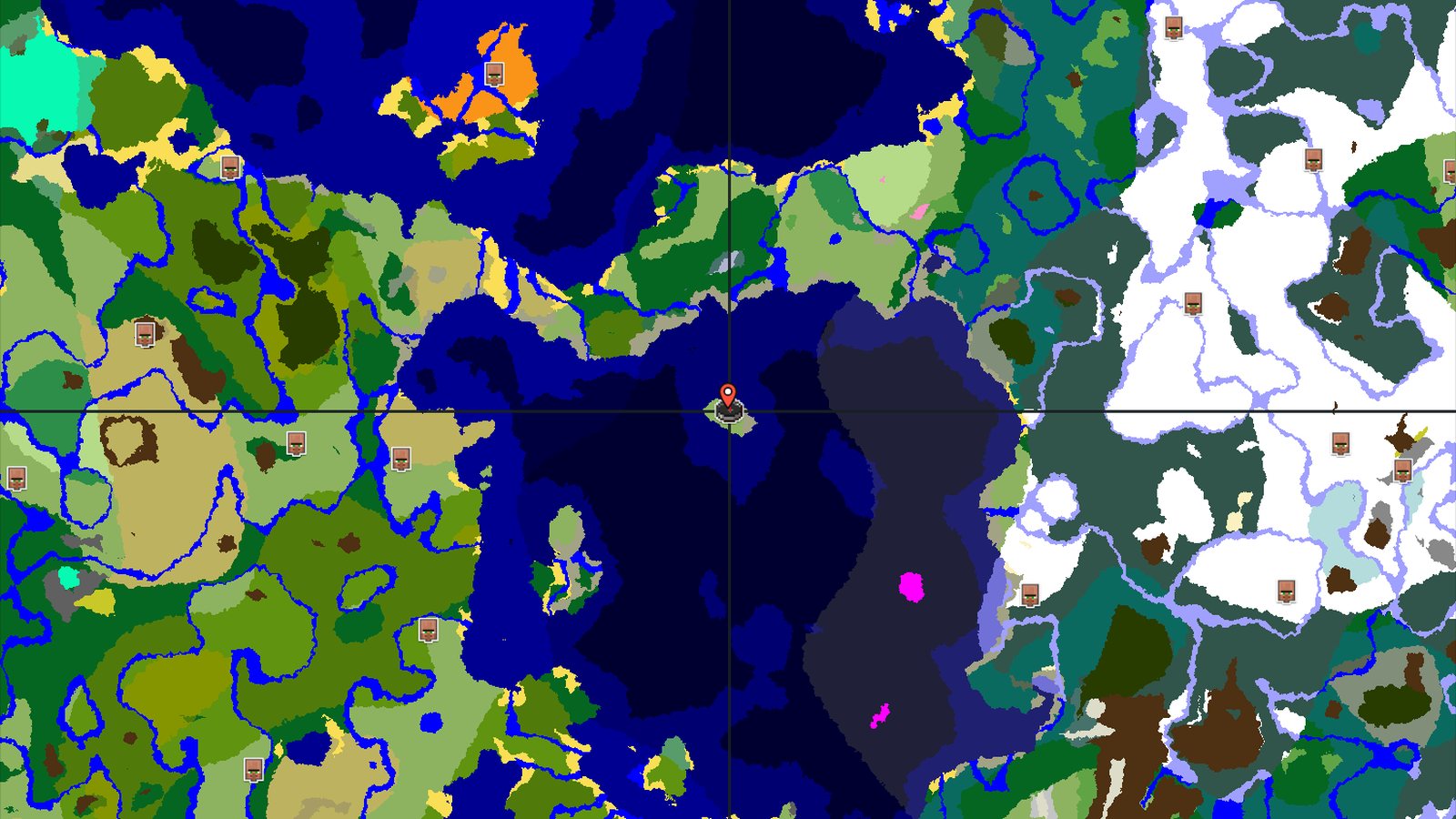 A Modest Start with Hidden Underground Riches — Minecraft seed preview