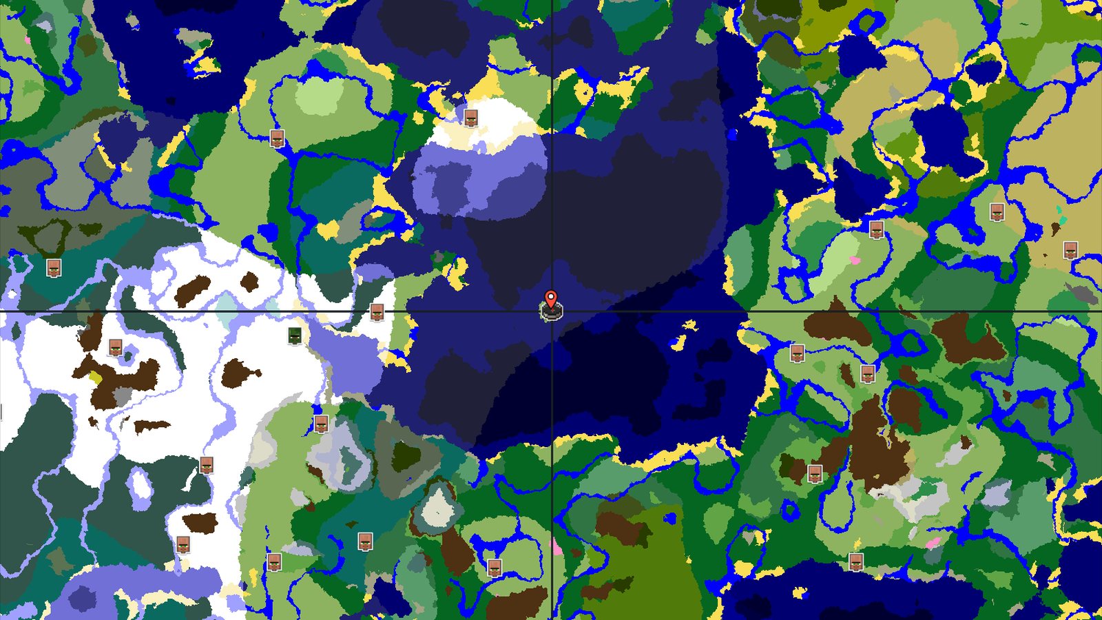 Ocean Spawns and Trial Chambers Nearby — Minecraft seed preview