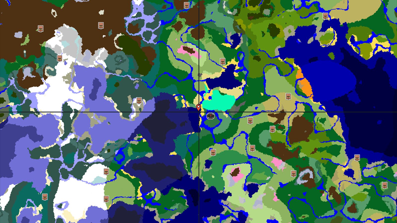 A Birch Forest Start with Nearby Savanna and Cold Ocean — Minecraft seed preview