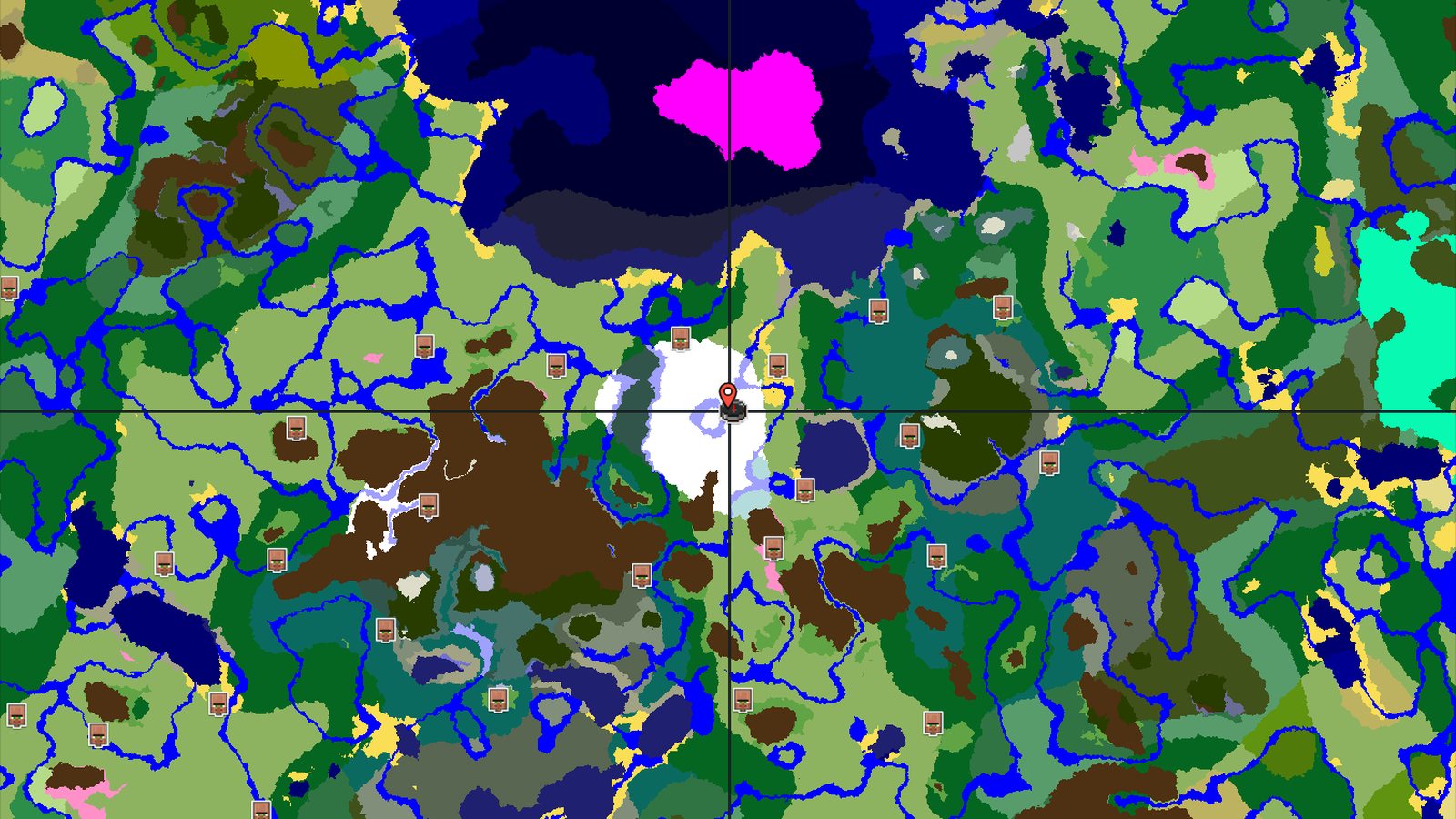 Snowy Plains Spawn with Nearby Trial Chambers — Minecraft seed preview