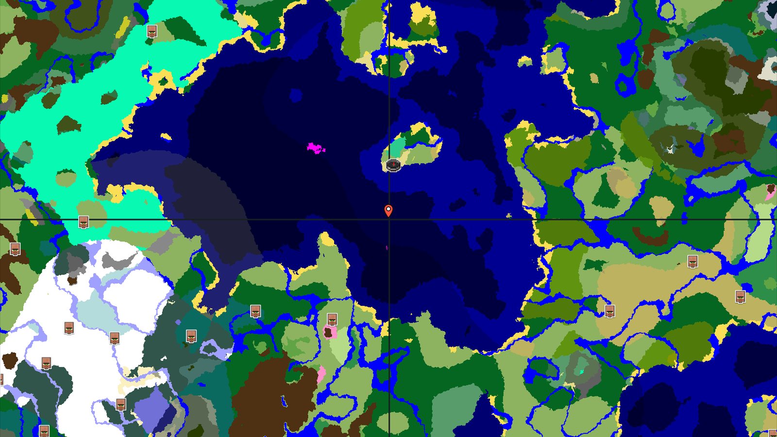 Windswept Savanna Island with a Ruined Portal — Minecraft seed preview