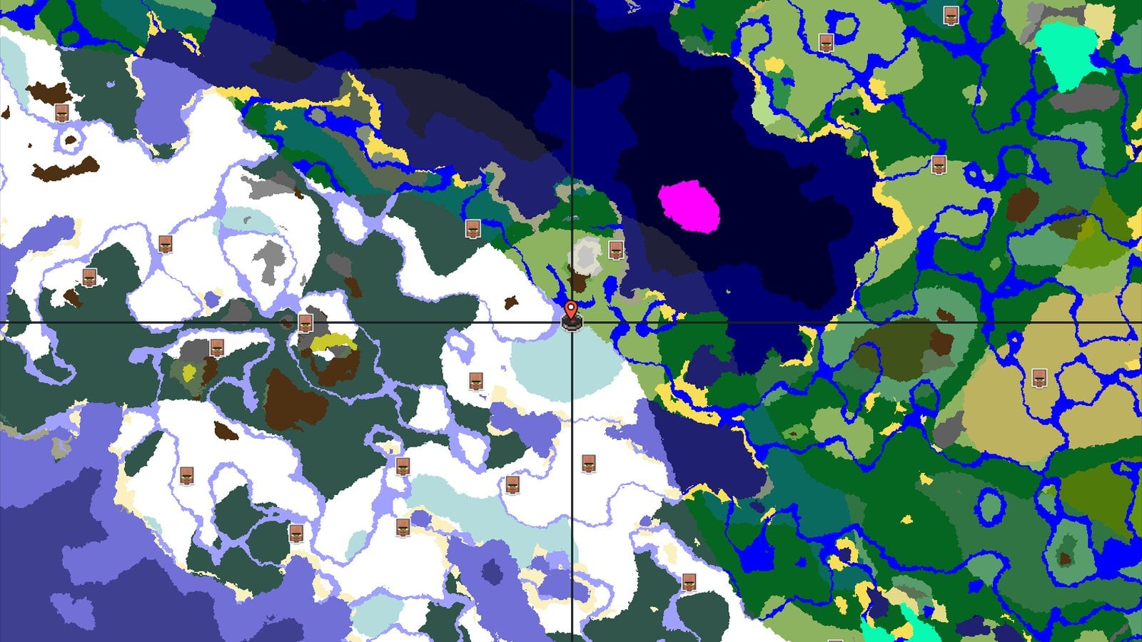 Ice Spikes Spawn with Nearby Trial Chambers — Minecraft seed preview