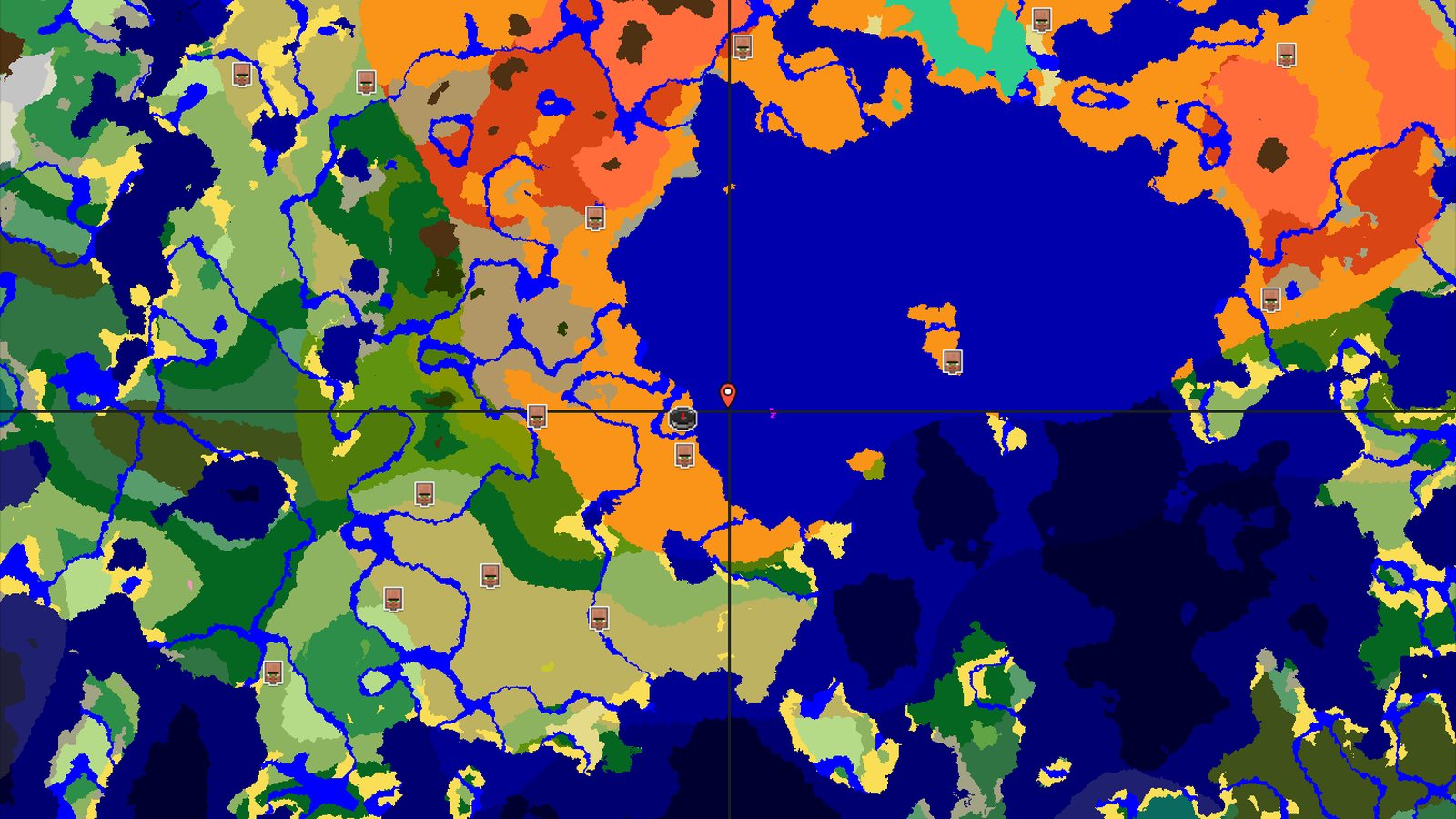 Desert Spawn with Nearby Trial Chambers and Village — Minecraft seed preview