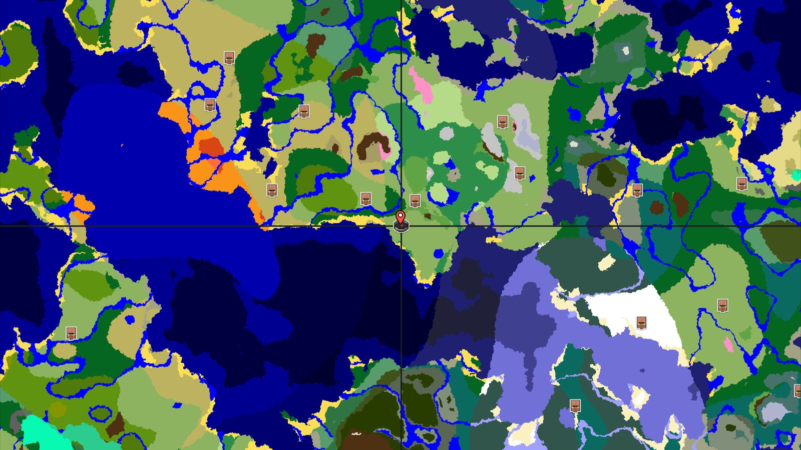 Flower Forest, Village, and Trial Chambers Nearby — Minecraft seed preview