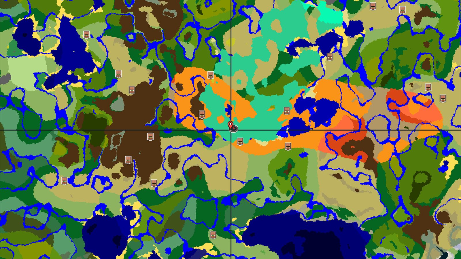 Mangrove Swamp with a Nearby Desert Village — Minecraft seed preview