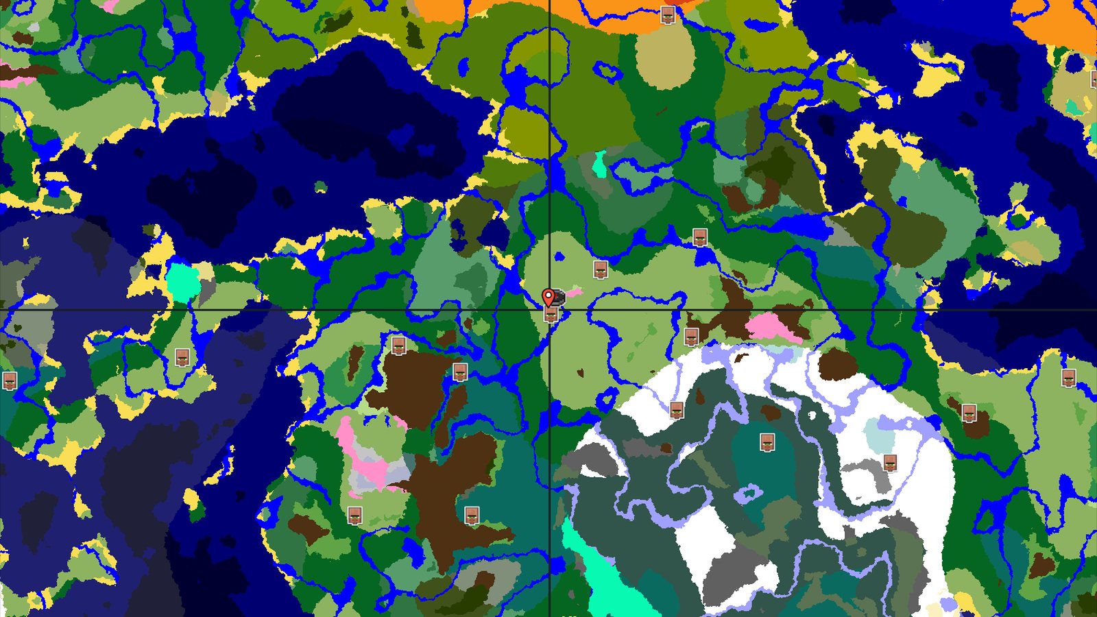 Cherry Grove Village Start — Minecraft seed preview