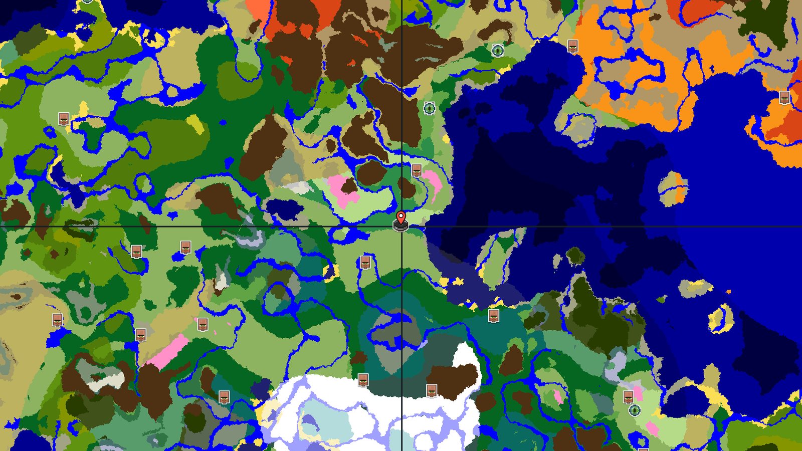 Flower Forest Spawn with Nearby Trial Chambers — Minecraft seed preview