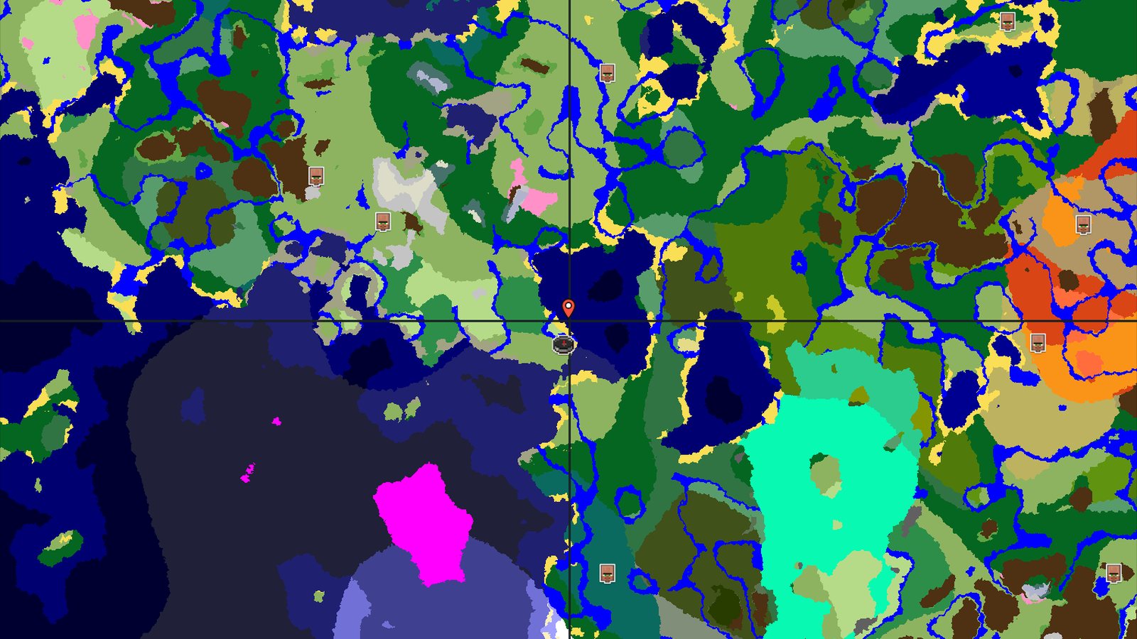 Flower Forest Spawn with Lush Caves Below — Minecraft seed preview