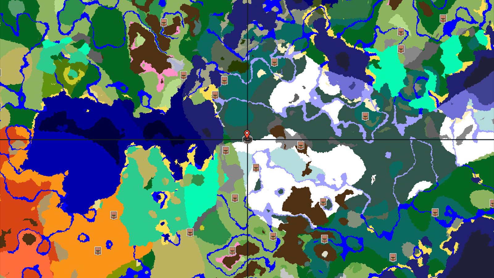 Ice Spikes Near a Snowy Taiga Spawn — Minecraft seed preview