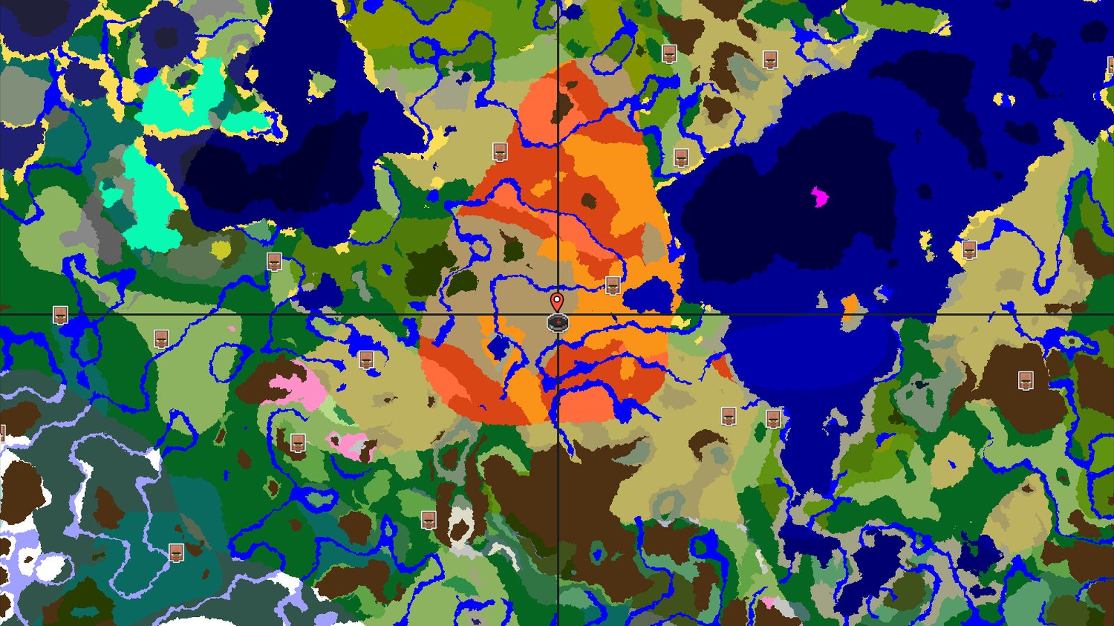 Wooded Badlands Spawn with Nearby Trial Chambers — Minecraft seed preview