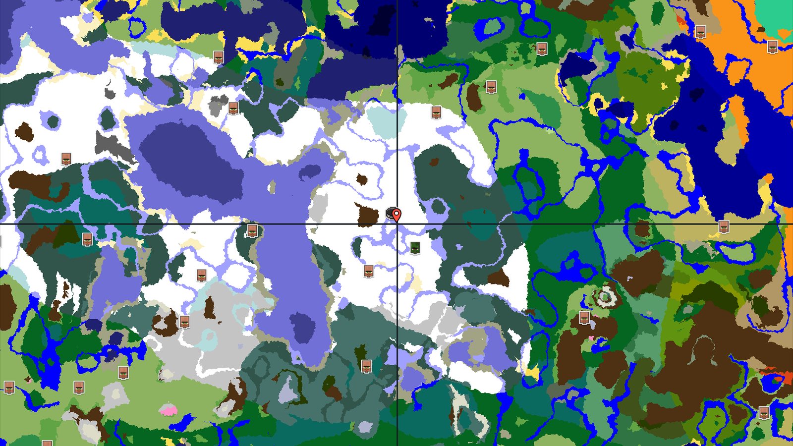Frozen River Spawn with Nearby Trial Chambers — Minecraft seed preview