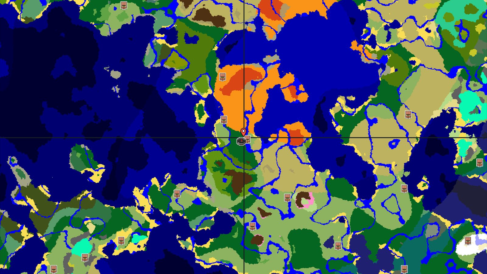 A Lush Forest Start with Nearby Desert and Savanna — Minecraft seed preview
