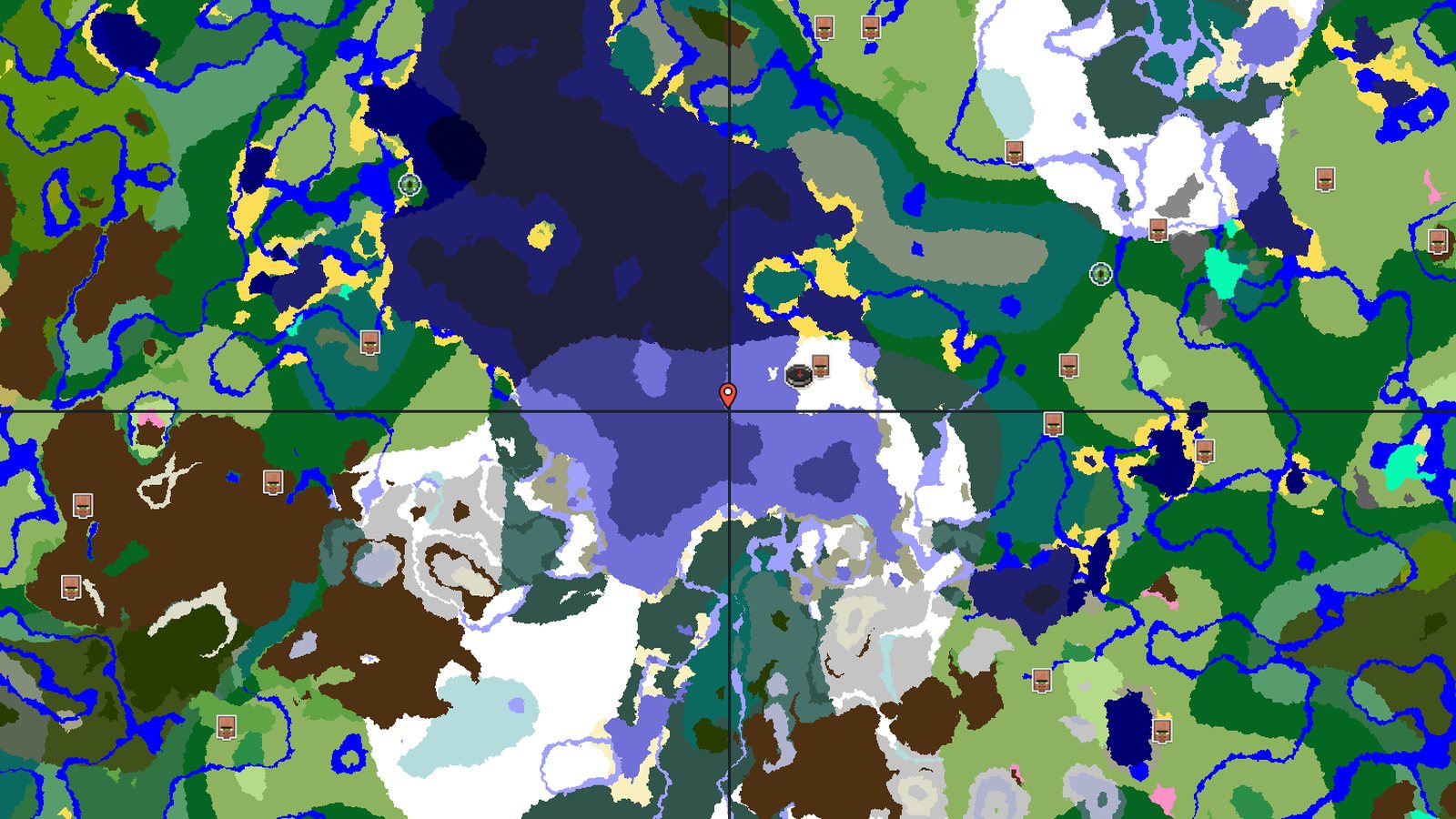 Snowy Plains Spawn Beside Village and Amethyst Geode — Minecraft seed preview