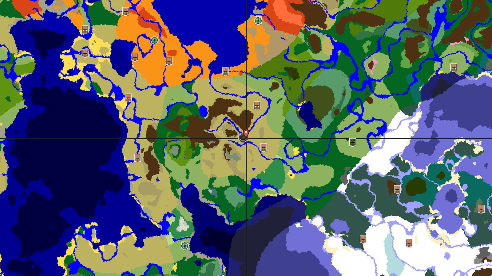 Savanna Spawn Near Ancient City and Village — Minecraft seed preview