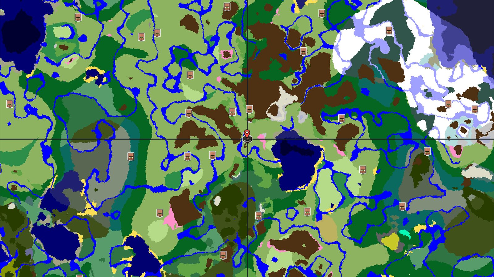 Dappled Forest and Cherry Grove Near Spawn — Minecraft seed preview
