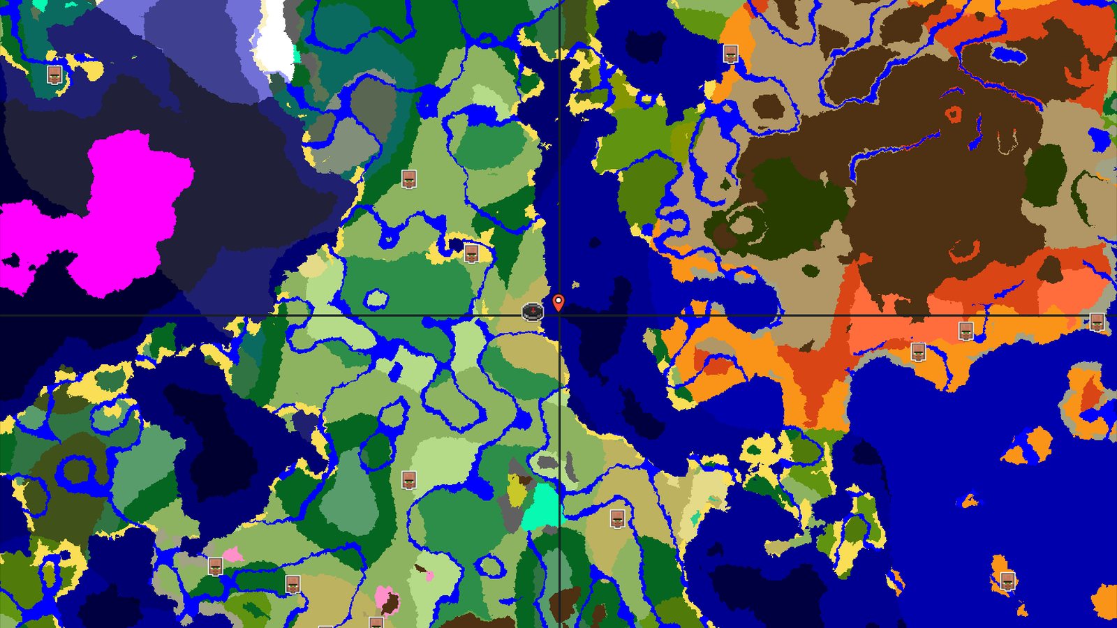 Savanna Spawn With Ocean Ruin and Shipwreck — Minecraft seed preview