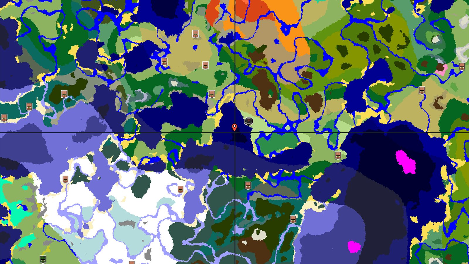 Sunflower Plains Spawn with Nearby Trial Chambers — Minecraft seed preview