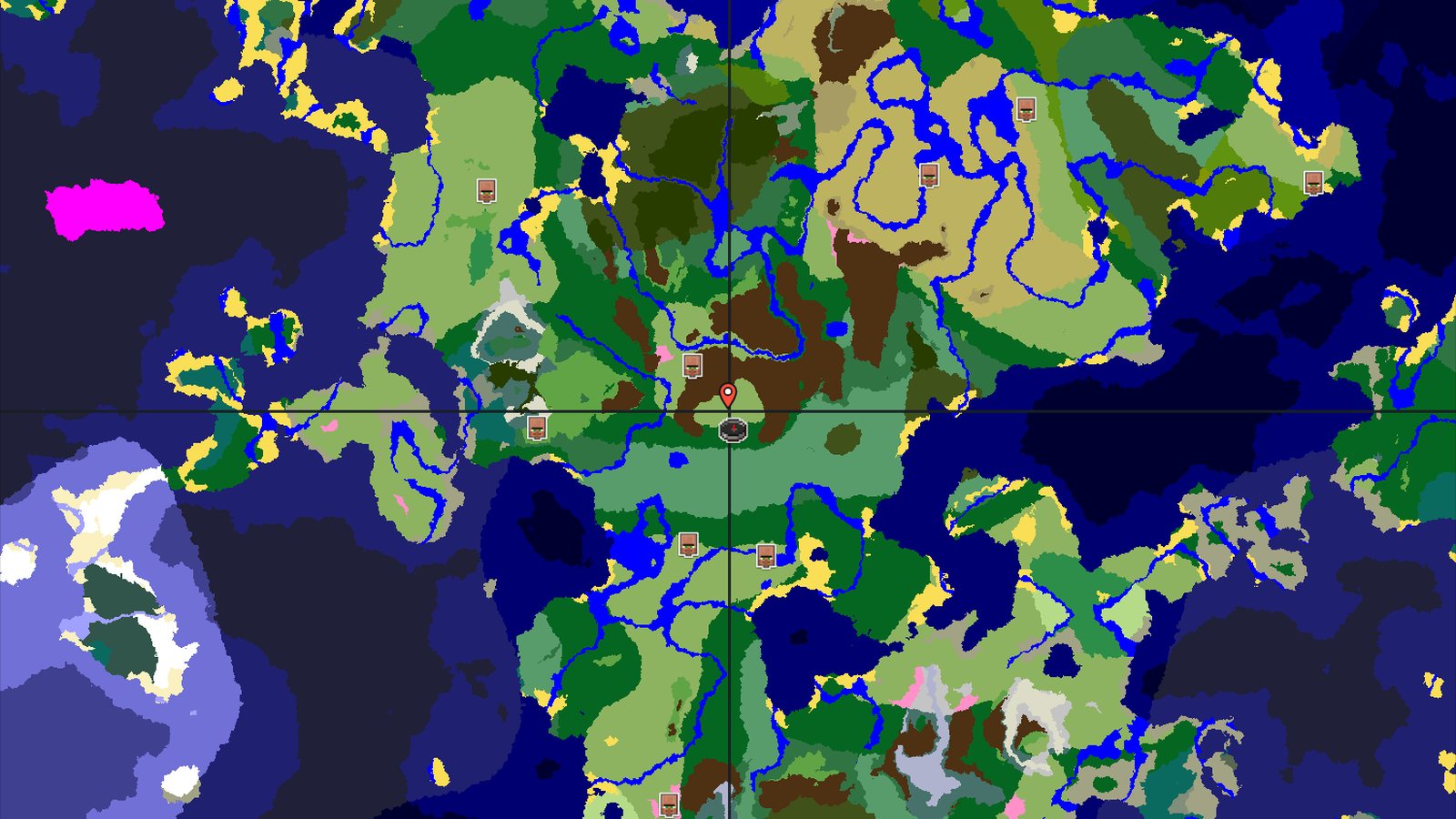 Trial Chambers and a Cherry Grove in a Forest — Minecraft seed preview