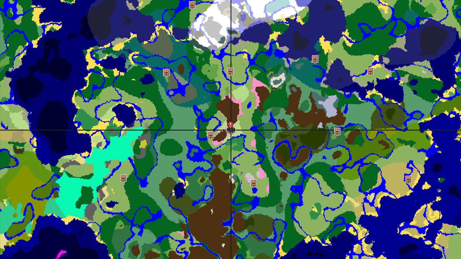 Cherry Grove Mountainside with Nearby Trial Chambers — Minecraft seed preview