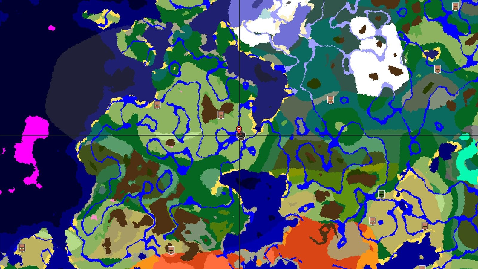 Trial Chambers and Village Near Spawn — Minecraft seed preview