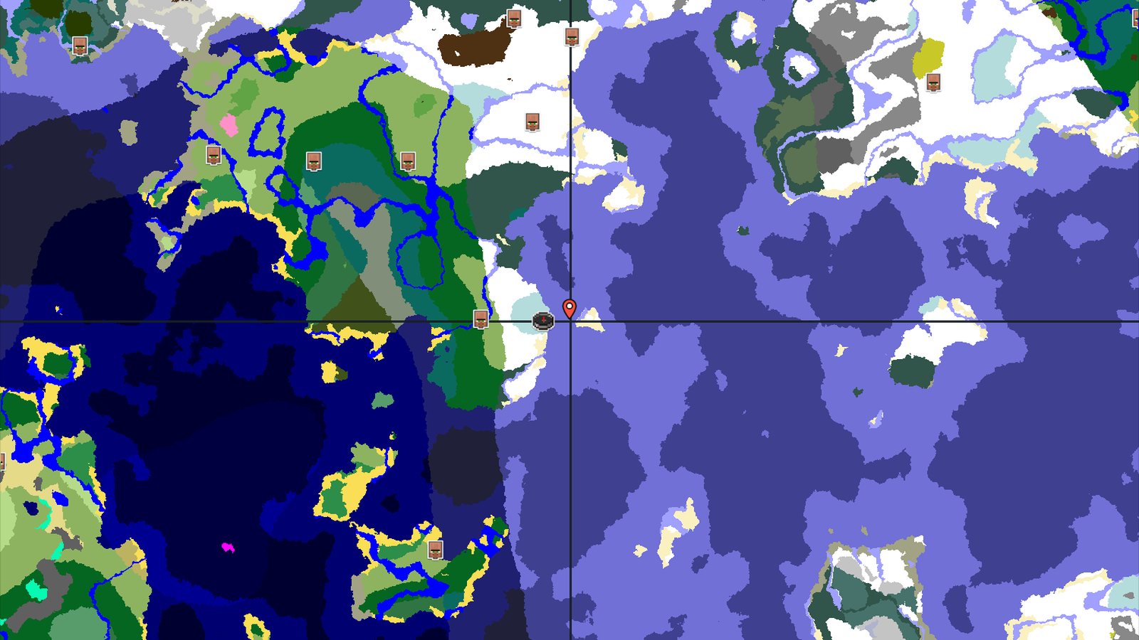 Ice Spikes Spawn with Nearby Trial Chambers — Minecraft seed preview