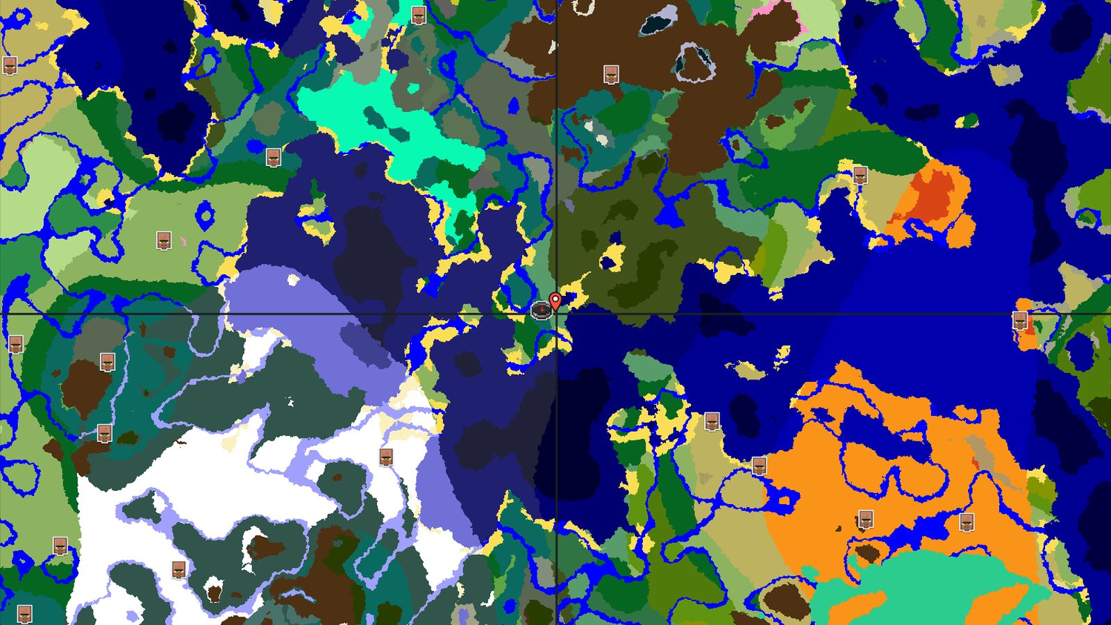 A Taiga Start with Nearby Dark Forest and Oceans — Minecraft seed preview