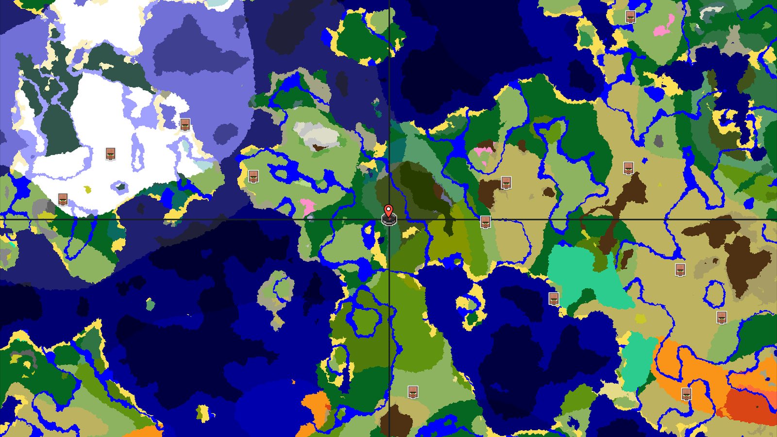 Spawn in a Birch Forest, near a Bamboo Jungle — Minecraft seed preview