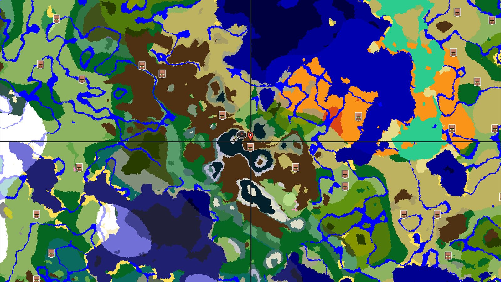 Spawn Near Craggy Peaks, Mineshaft, and Ancient City — Minecraft seed preview