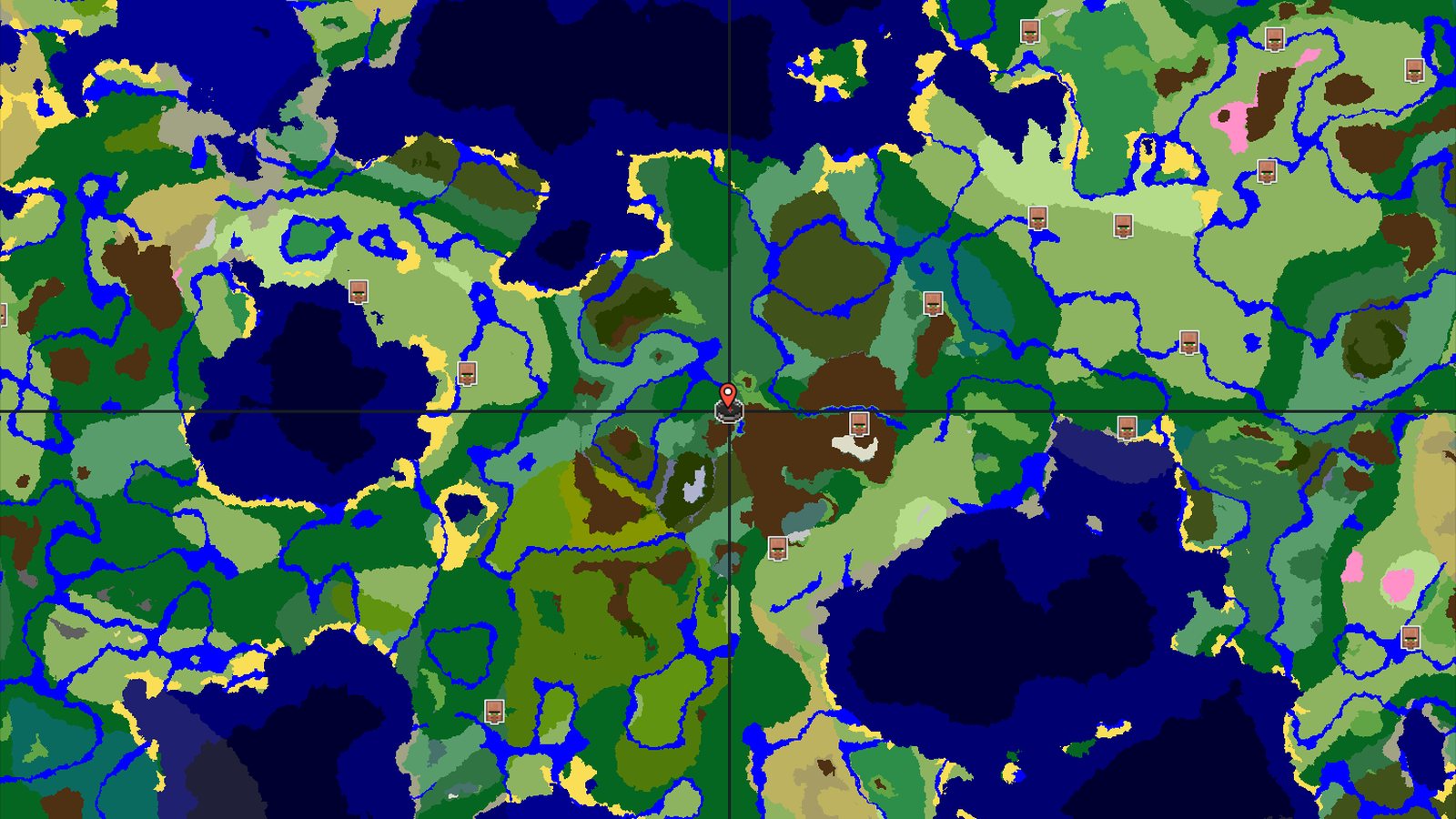 Pale Garden and Frozen Peaks Nearby — Minecraft seed preview