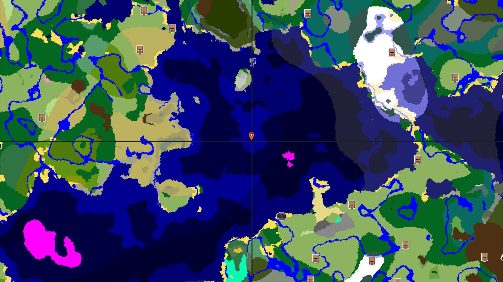 A Modest Start with a Nearby Mushroom Fields Island — Minecraft seed preview