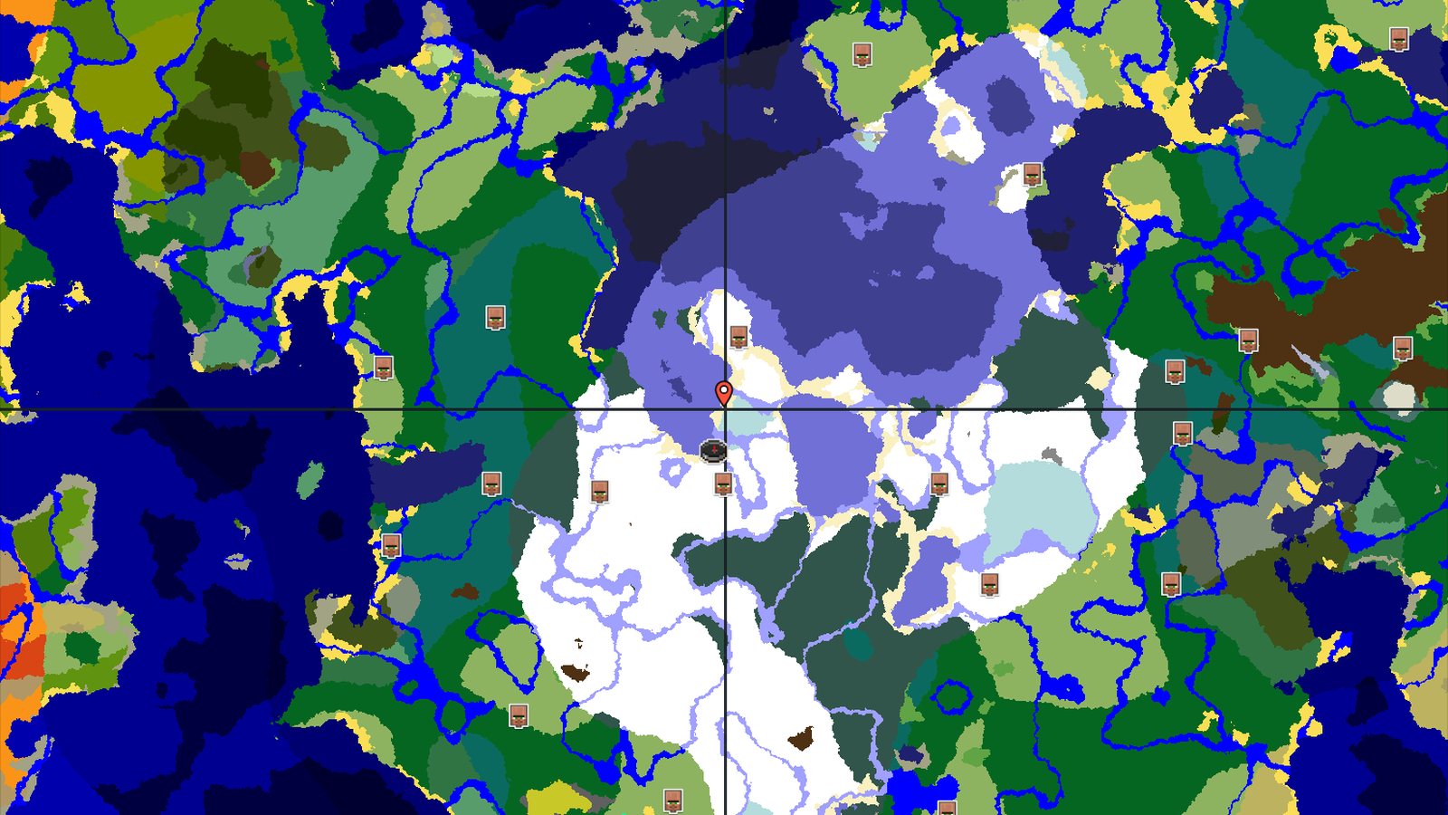 Ice Spikes and Villages Near Your Snowy Spawn — Minecraft seed preview