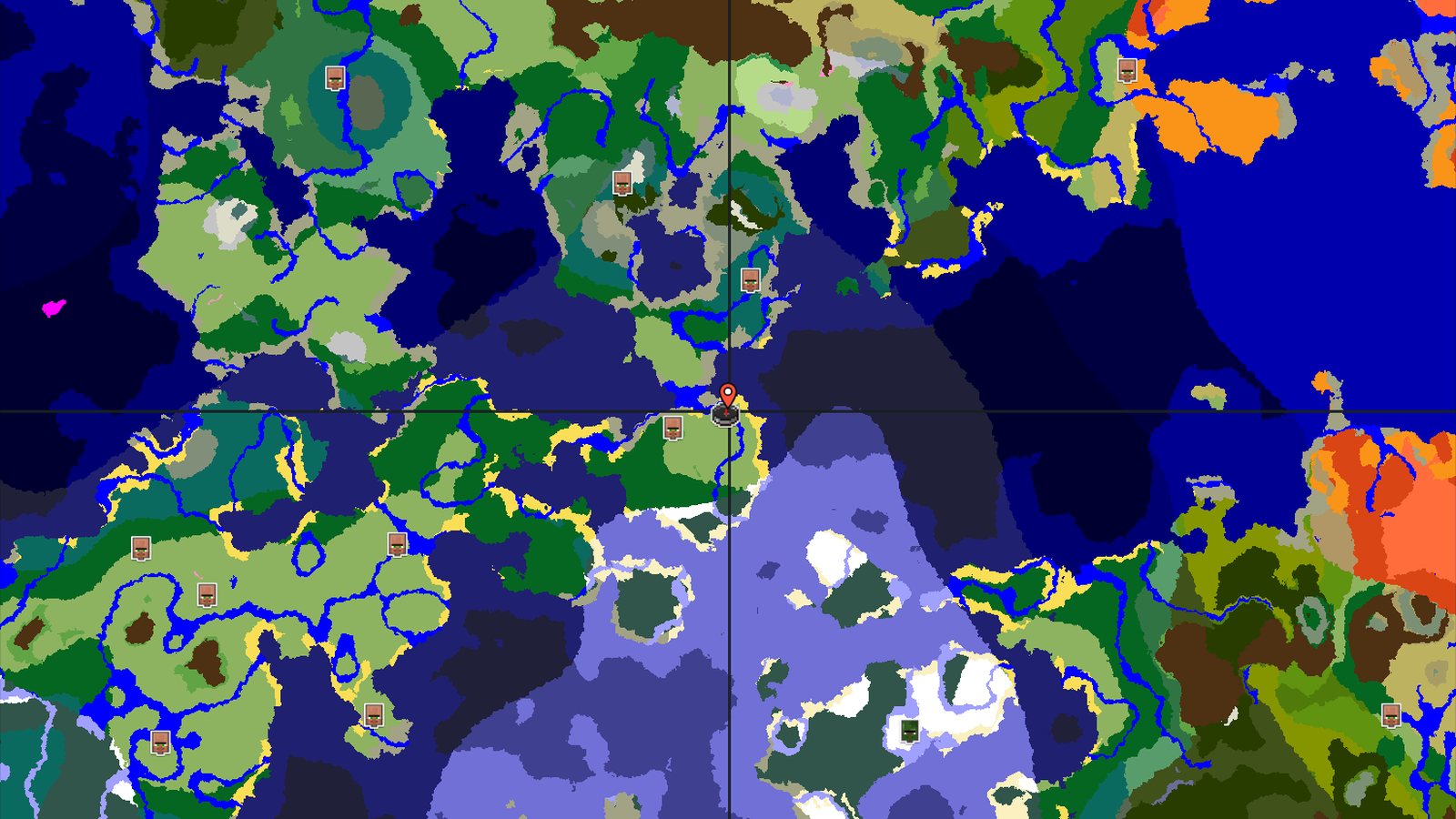 Trial Chambers and Ocean Monument Near Spawn — Minecraft seed preview