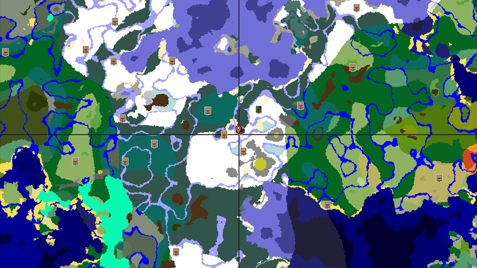 Ice Spikes Near Spawn in a Snowy World — Minecraft seed preview