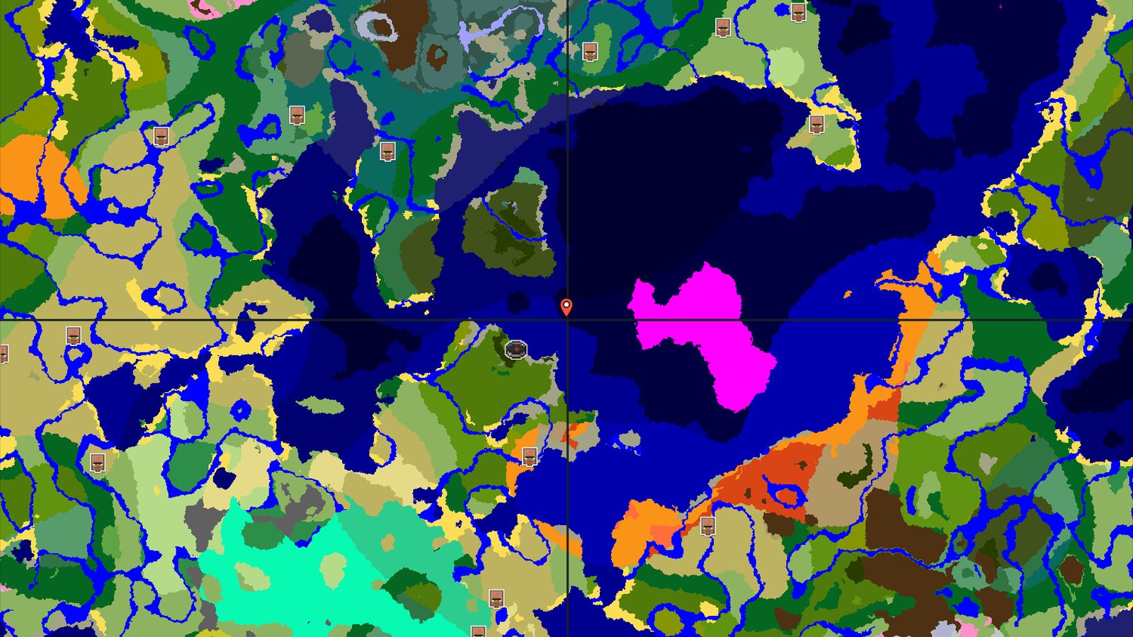 Jungle Spawn with Nearby Mushroom Fields Island — Minecraft seed preview