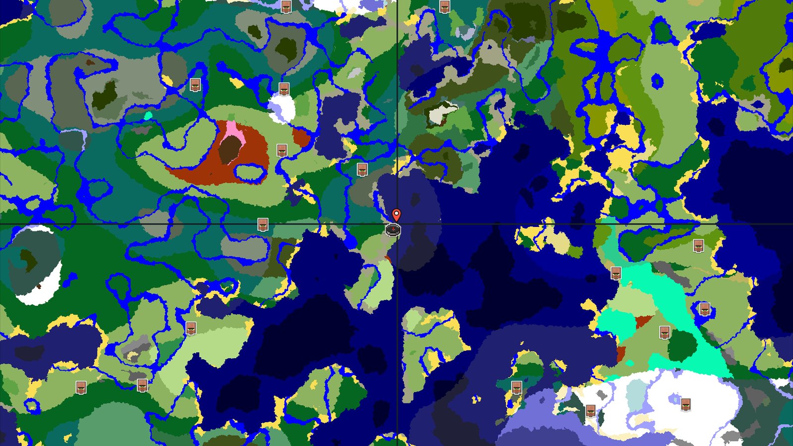 Dappled Forest and Ancient Ocean Ruins — Minecraft seed preview