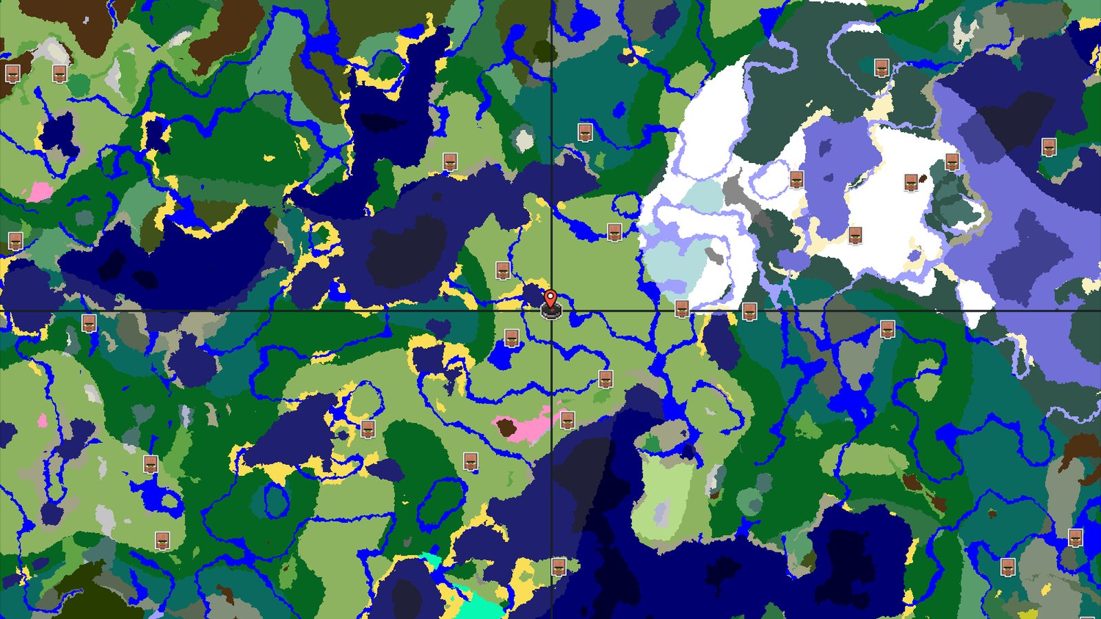 Pla ins, Rivers, and a Nearby Cherry Grove for Java 26+ — Minecraft seed preview