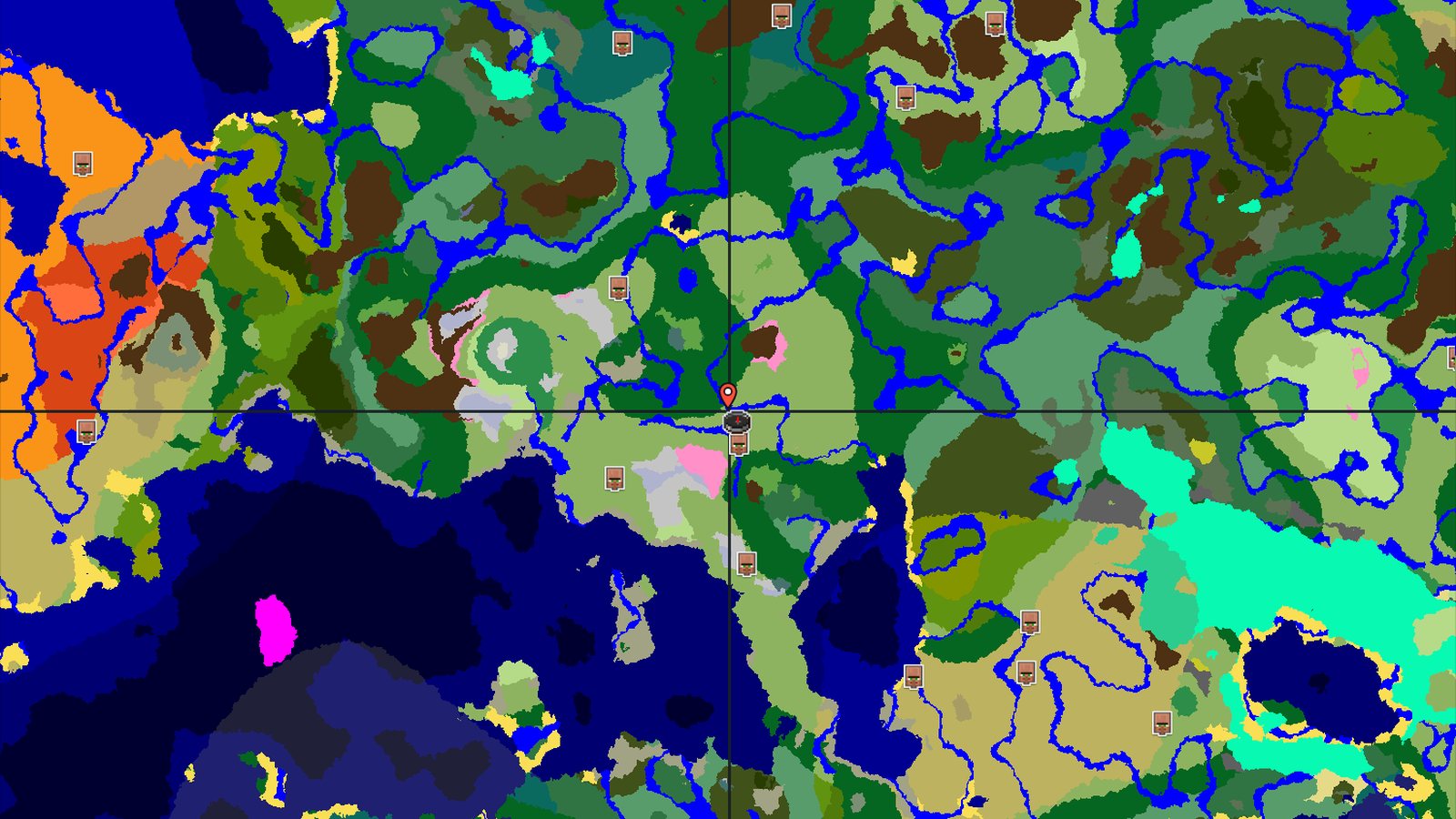 A Quiet Plains Spawn with a Cherry Grove Nearby — Minecraft seed preview