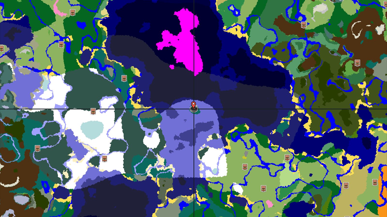 Spawn on a Small Taiga Island with a Nearby Village — Minecraft seed preview