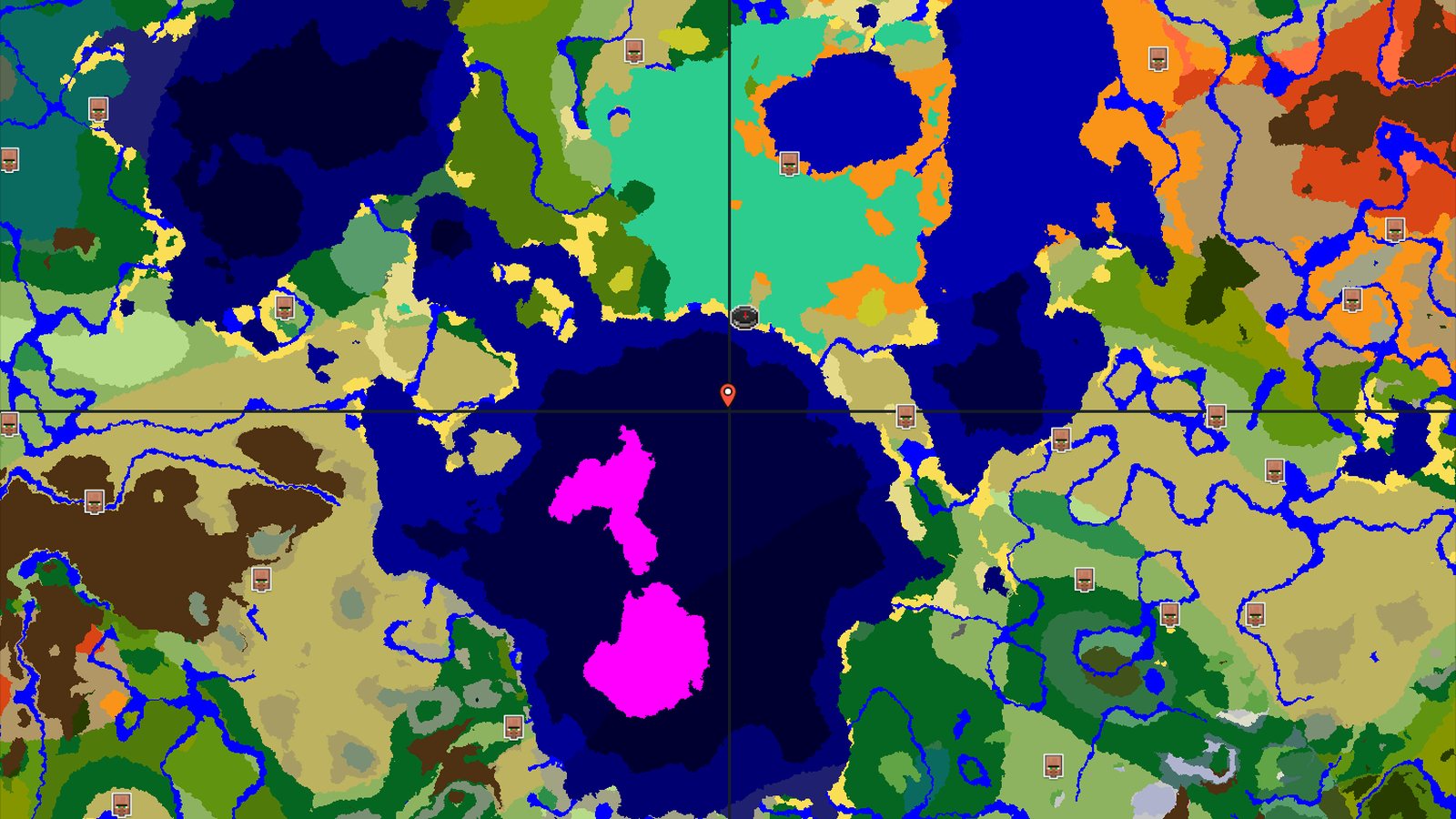 Mangrove Swamp Spawn with Nearby Trial Chambers — Minecraft seed preview