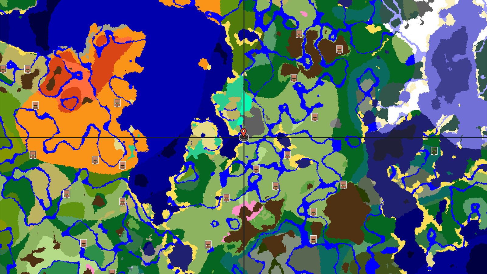 Windswept Savanna Spawn with Nearby Mangrove Swamp — Minecraft seed preview