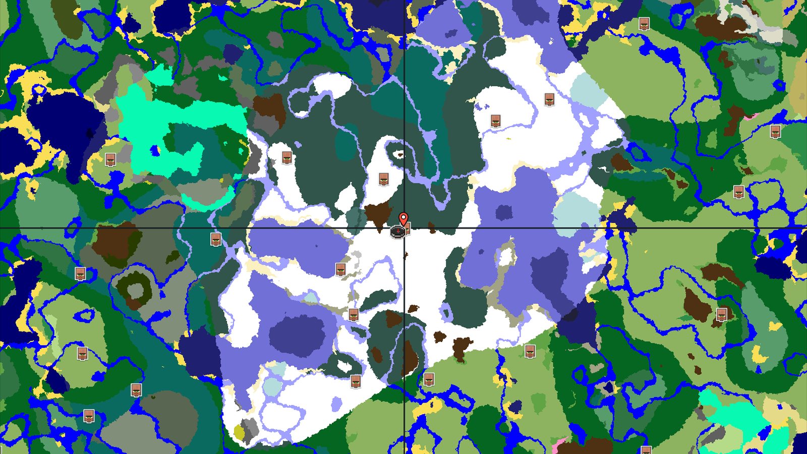 Deep Freeze with an Early Village Start — Minecraft seed preview
