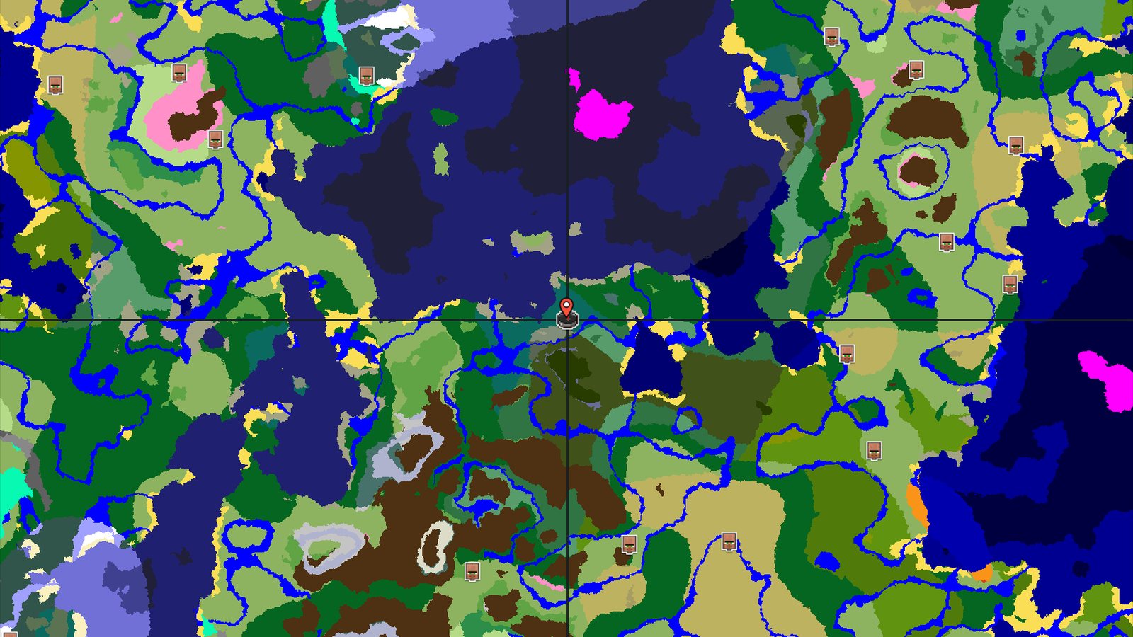 Taiga Spawn with Lush Caves and Nearby Structures — Minecraft seed preview