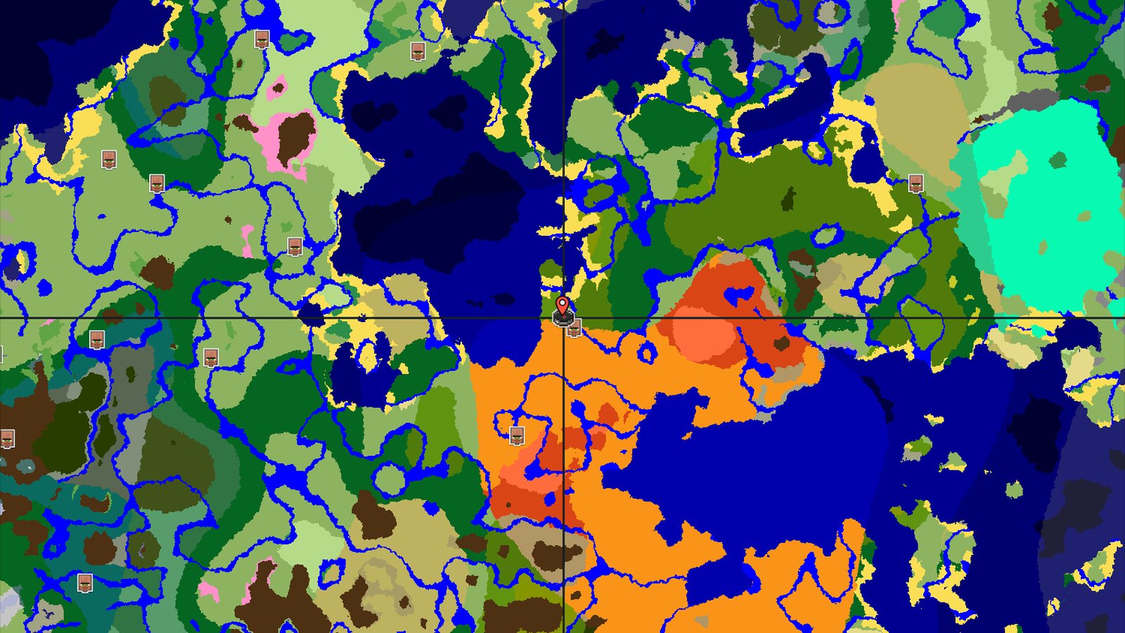 Sparse Jungle Spawn with Nearby Trial Chambers and Village — Minecraft seed preview