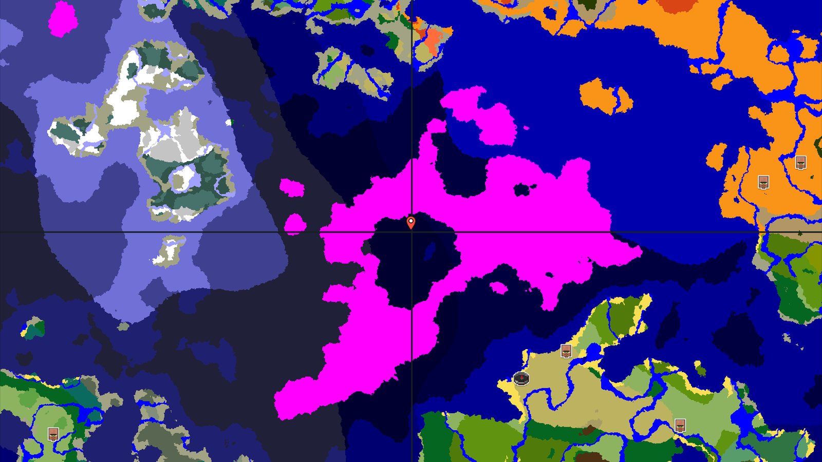 Spawn Near a Mushroom Fields Shoreline — Minecraft seed preview